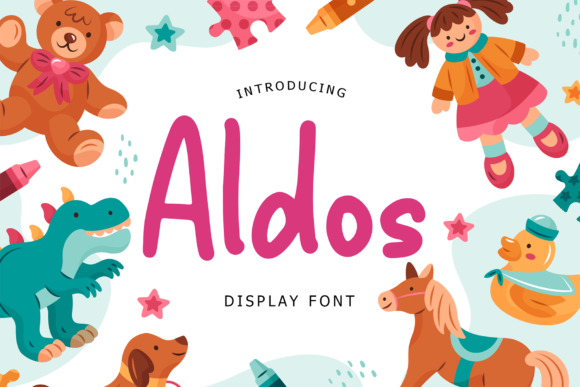 Aldos: A Sweet Handwritten Typeface for Editorial Design