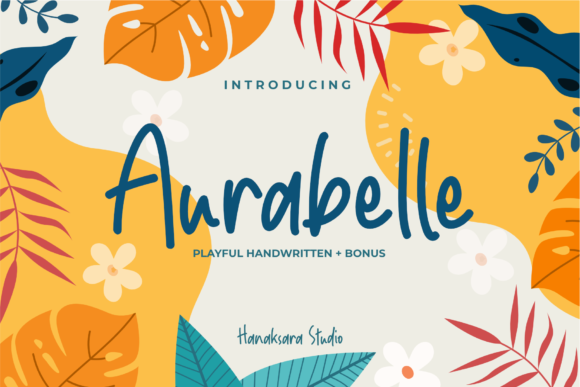 Aurabelle: A Friendly Handwritten Font for Branding
