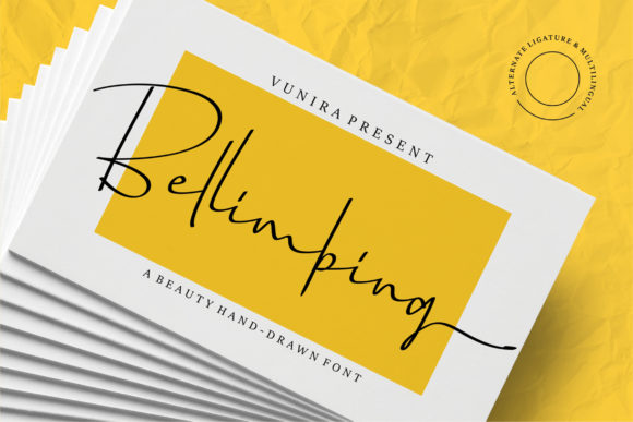 Bellimbing Font: Elegant Script for Campaigns