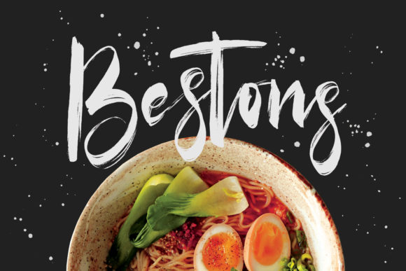 Bestons: A Flowing Handwritten Font for Editorial Design