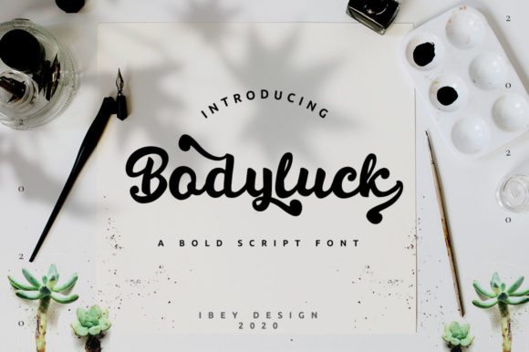 Bodyluck Font Review: Elegant Script for Branding