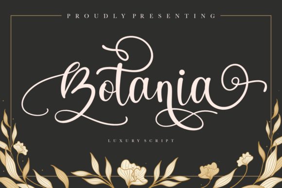 Botania Font: Elevating Web Design with Elegant Script