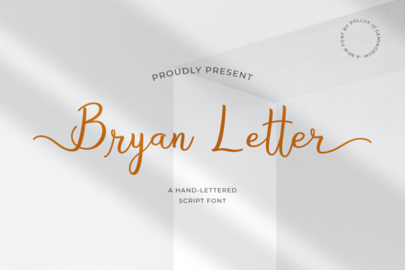 Bryan Letter Font for Handmade Brands