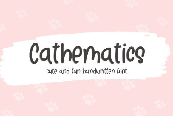 Cathematics: A Quirky Handwritten Font for Editors