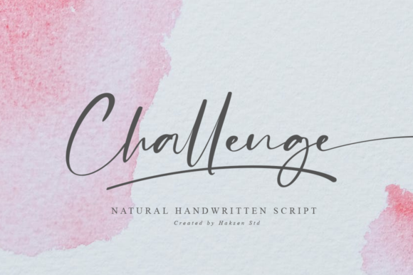 Challenge: The Elegant Handwritten Font for Marketers
