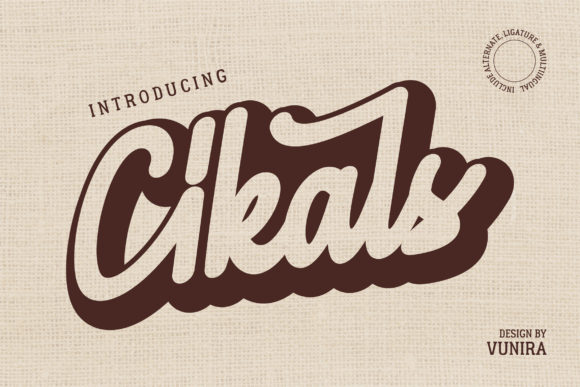 Cikals: The Elegant Script Font for Crafters