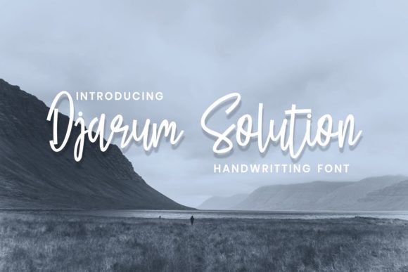 Djarum Solution: A Handwritten Font for Makers