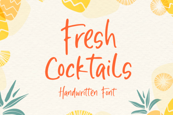 Fresh Cocktails Font for Modern Web Design
