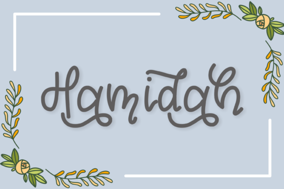 Hamidah: The Elegant Script Font for Marketers
