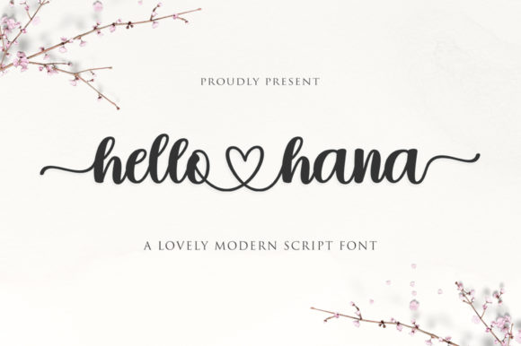 Hello Hana Font for Elegant Web Design