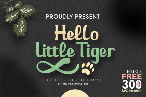 Hello Little Tiger Typeface Review