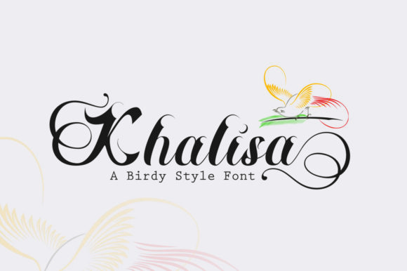 Khalisa: The Elegant Script Font for Crafters