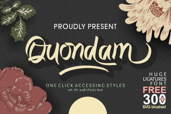 Quondam Typeface for Elegant Business Branding