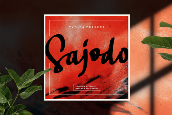 Sajodo: A Flowing Handwritten Font for Elegant Editorial Design