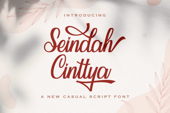 Seindah Cinttya Font for Modern Web Design