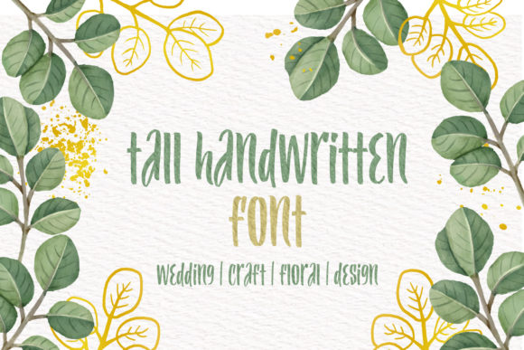 Tall Handwritten: A Refined Script Typeface for Editorial Design