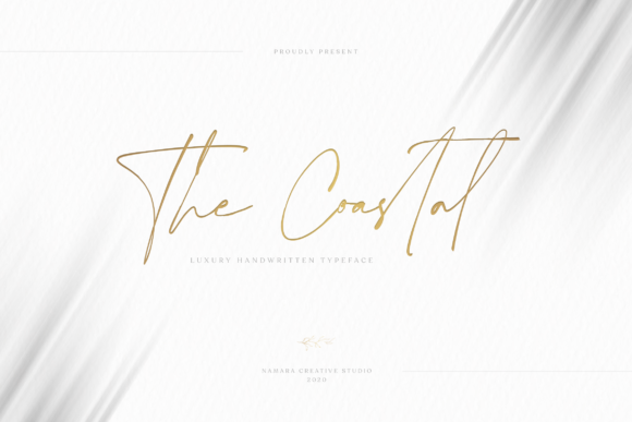 The Coastal Font for Elegant Handmade Designs