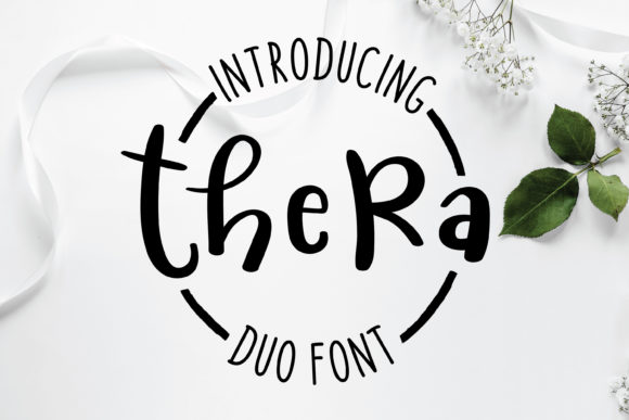 Thera: A Flowing Handwritten Font for Editorial Elegance
