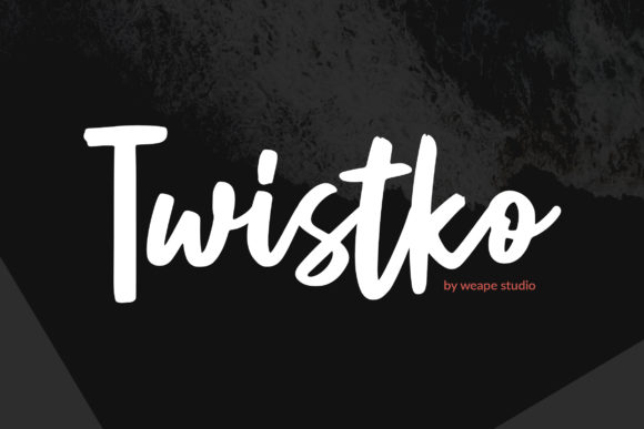 Twistko Font: A Bold Handwritten Typeface for Brands