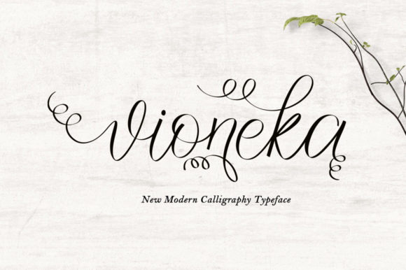 Vioneka: A Script Handwritten Font for Digital Elegance